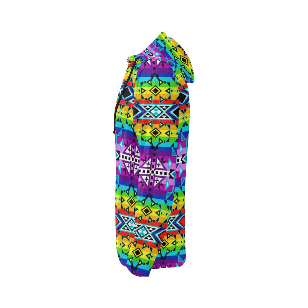 After the Rain All Over Print Full Zip Hoodie for Women (Model H14) All Over Print Full Zip Hoodie for Women (H14) e-joyer