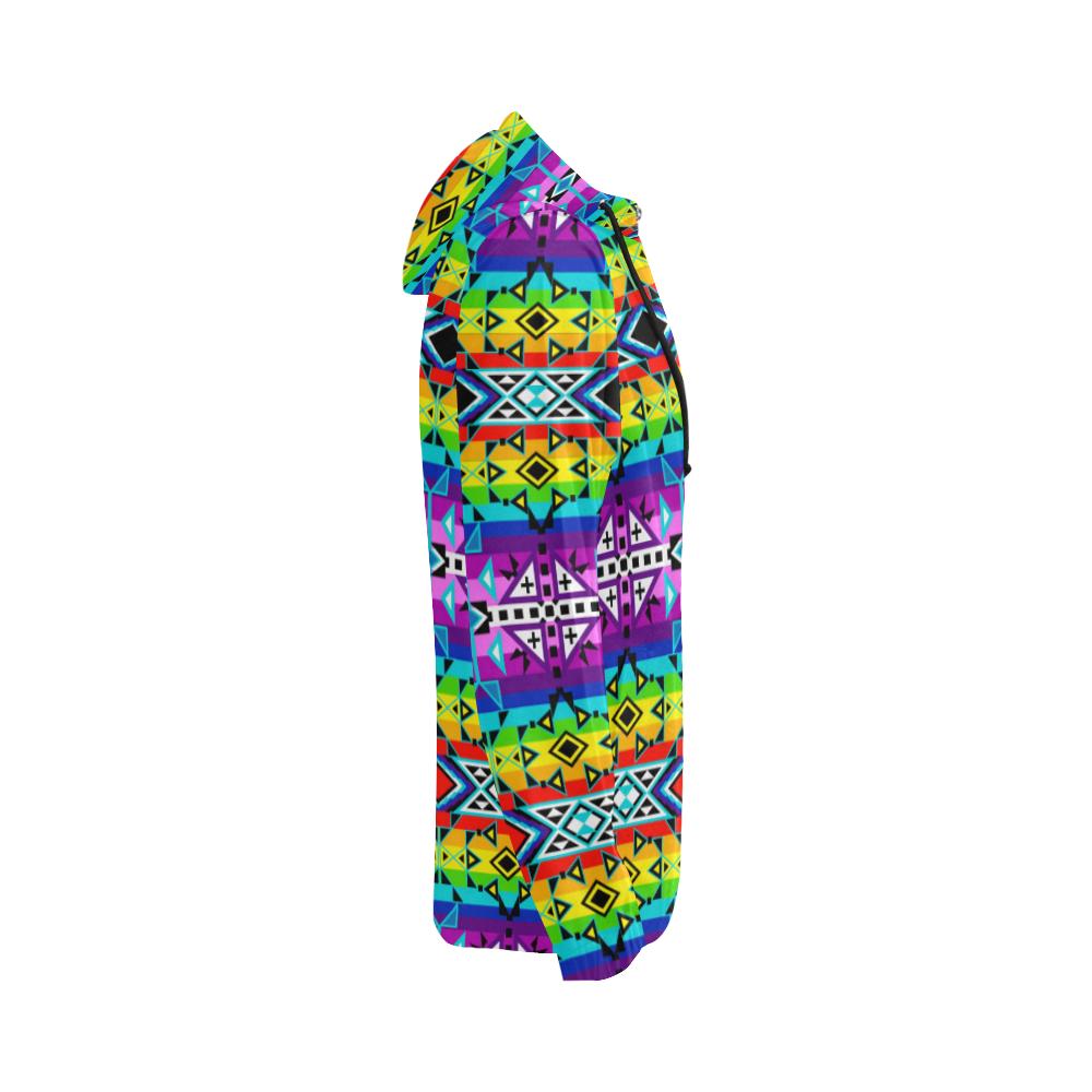 After the Rain All Over Print Full Zip Hoodie for Women (Model H14) All Over Print Full Zip Hoodie for Women (H14) e-joyer