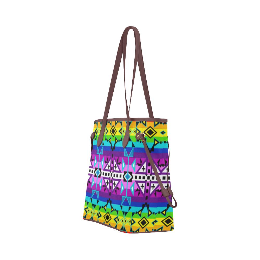After the Rain Clover Canvas Tote Bag (Model 1661) Clover Canvas Tote Bag (1661) e-joyer