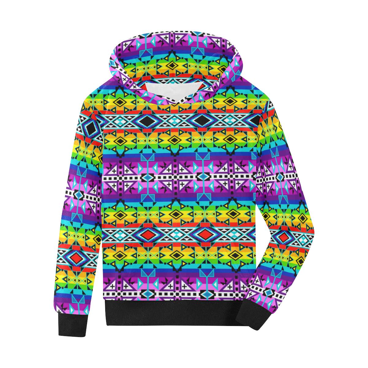 After the Rain Kids' All Over Print Hoodie (Model H38) Kids' AOP Hoodie (H38) e-joyer