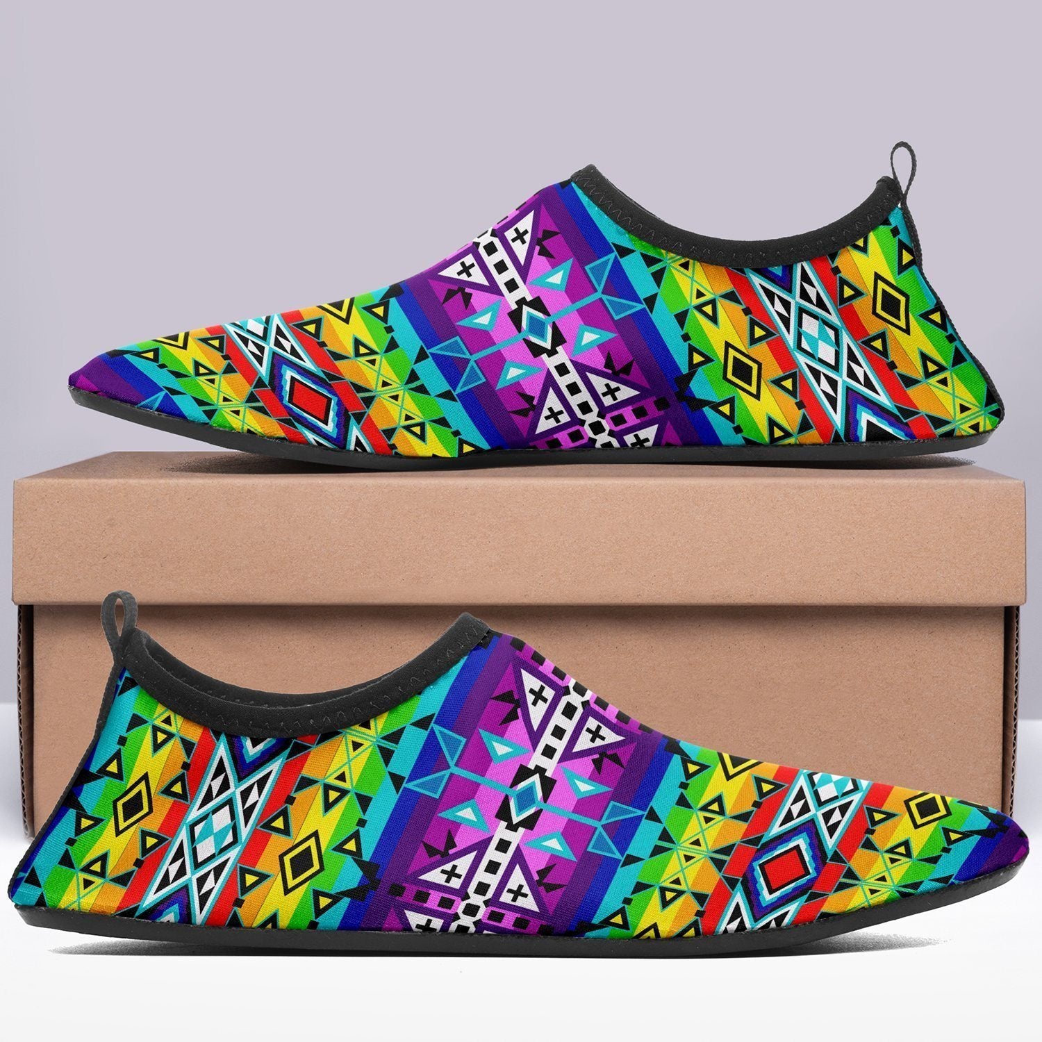 After the Rain Sockamoccs Kid's Slip On Shoes 49 Dzine