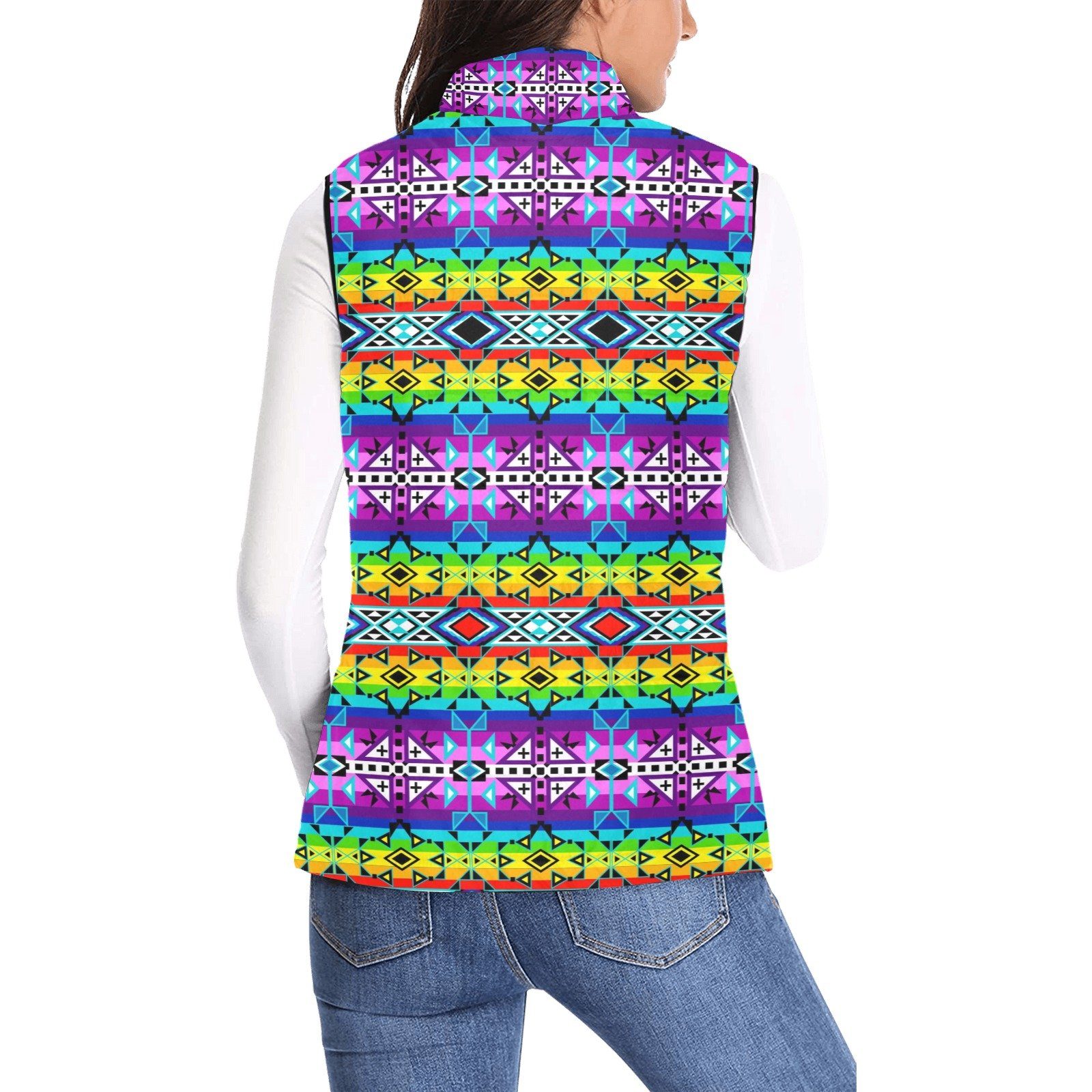 After the Rain Women's Padded Vest Jacket (Model H44) Women's Padded Vest Jacket (H44) e-joyer