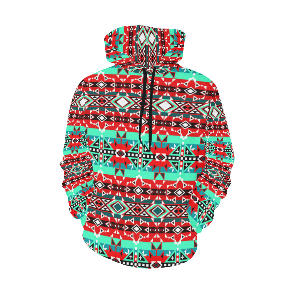 After the Southwest Rain All Over Print Hoodie for Women (USA Size) (Model H13) Hoodie e-joyer