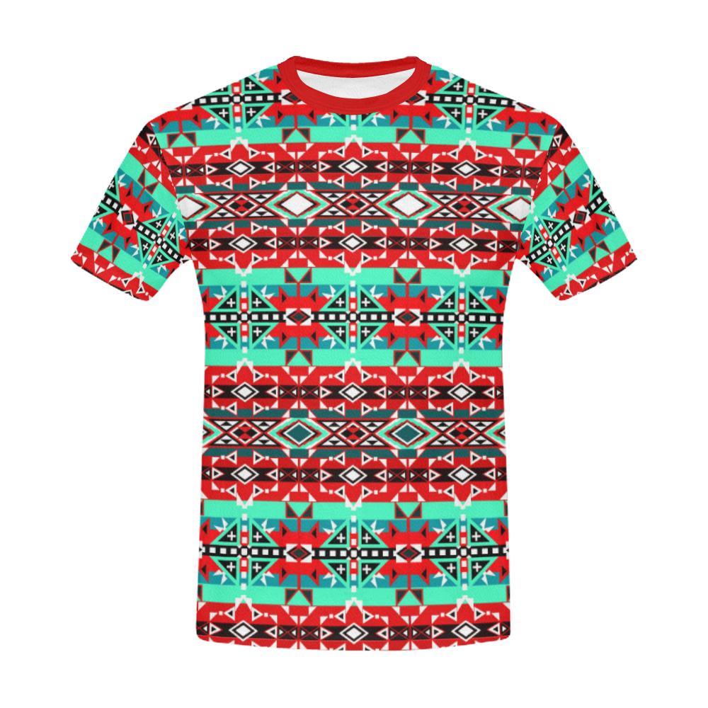 After the Southwest Rain All Over Print T-Shirt for Men/Large Size (USA Size) Model T40) All Over Print T-Shirt for Men/Large (T40) e-joyer
