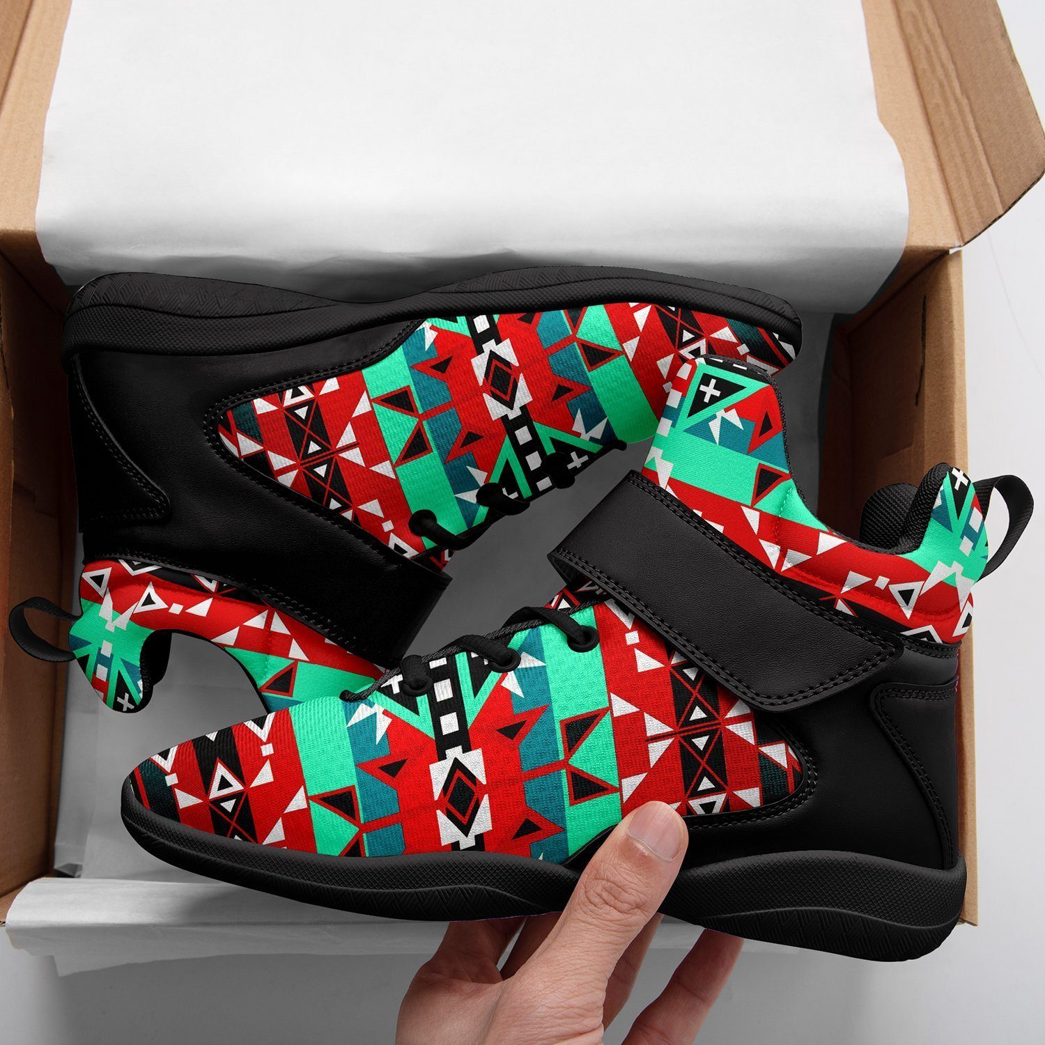 After the Southwest Rain Ipottaa Basketball / Sport High Top Shoes - Black Sole 49 Dzine