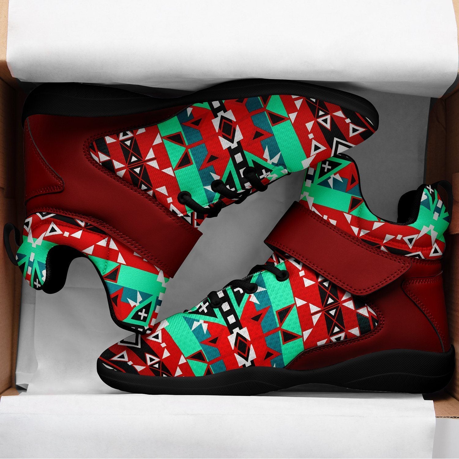 After the Southwest Rain Ipottaa Basketball / Sport High Top Shoes - Black Sole 49 Dzine