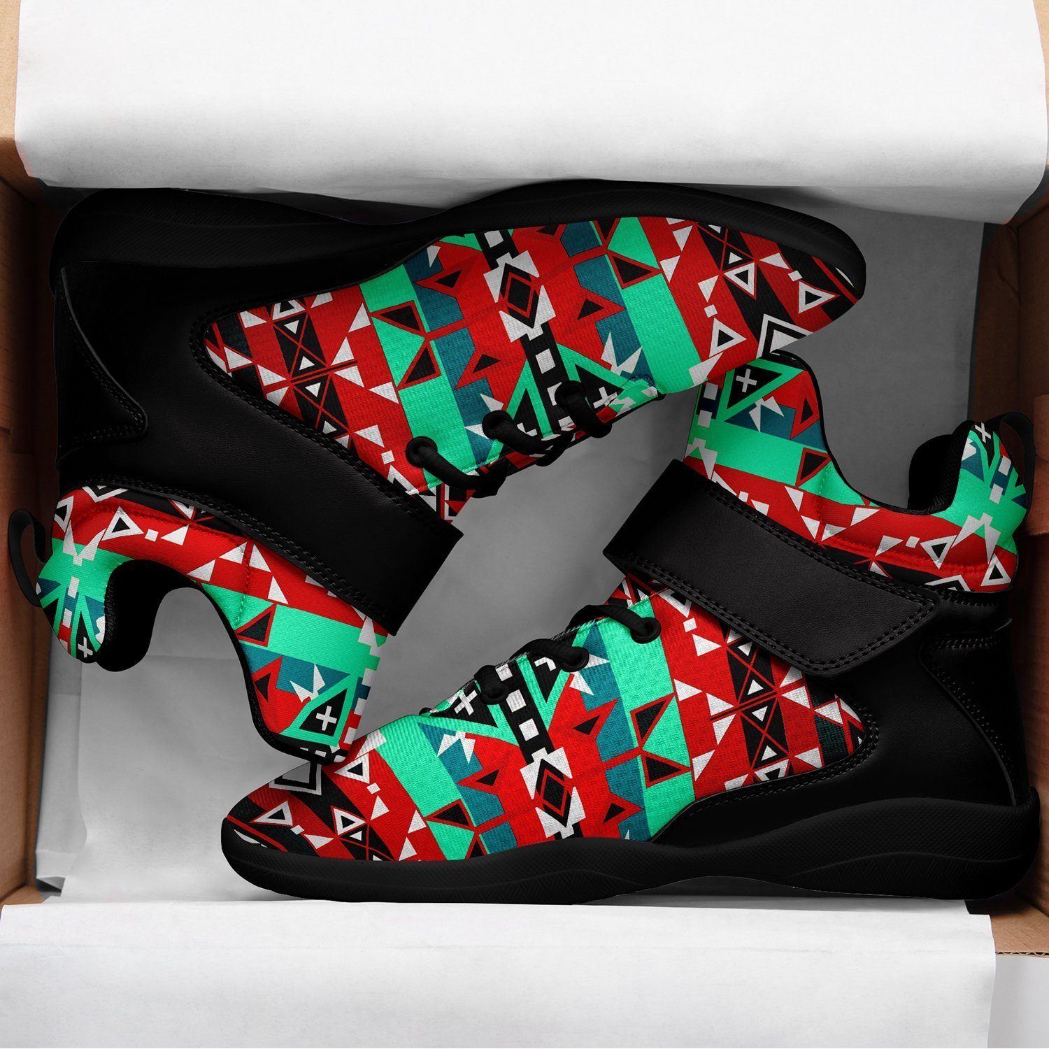 After the Southwest Rain Ipottaa Basketball / Sport High Top Shoes - Black Sole 49 Dzine