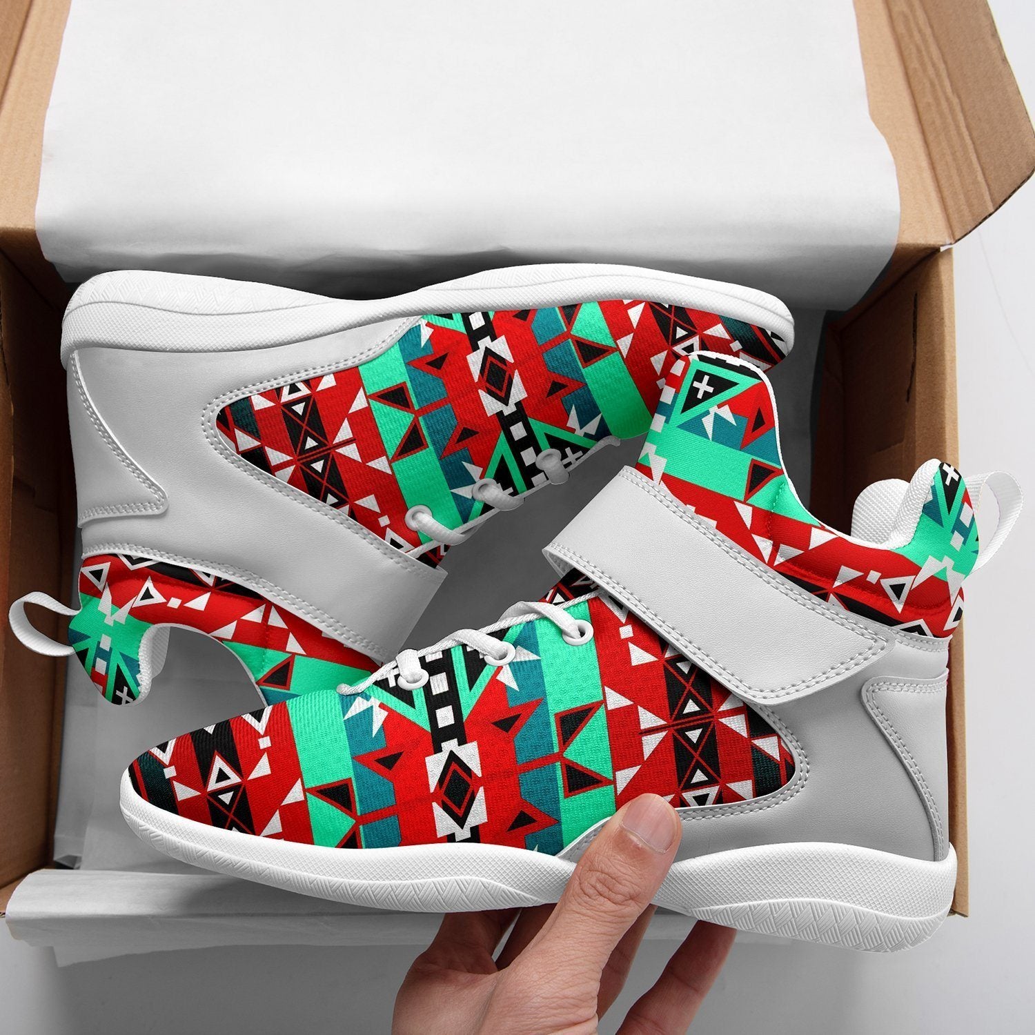 After the Southwest Rain Ipottaa Basketball / Sport High Top Shoes - White Sole 49 Dzine