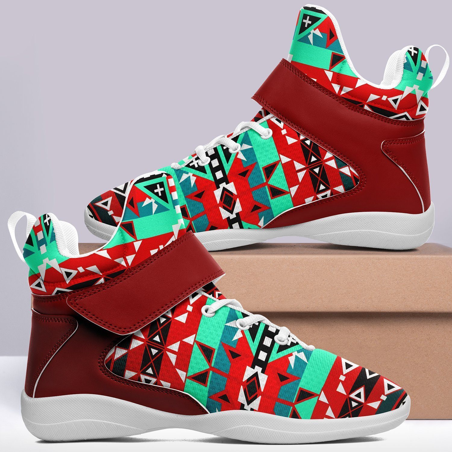 After the Southwest Rain Ipottaa Basketball / Sport High Top Shoes - White Sole 49 Dzine