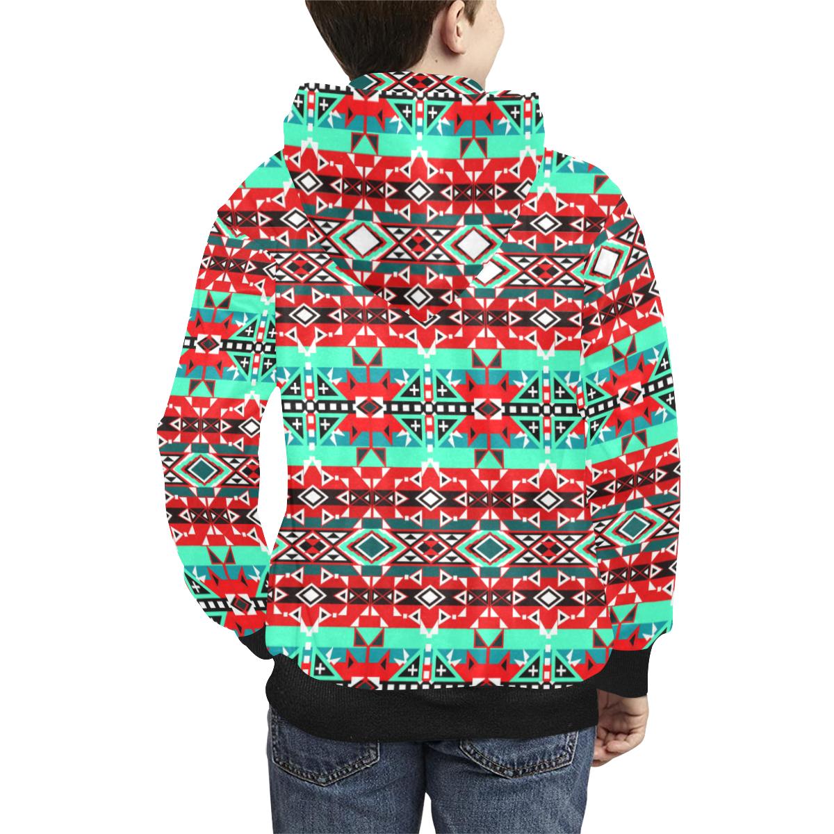 After the Southwest Rain Kids' All Over Print Hoodie (Model H38) Kids' AOP Hoodie (H38) e-joyer