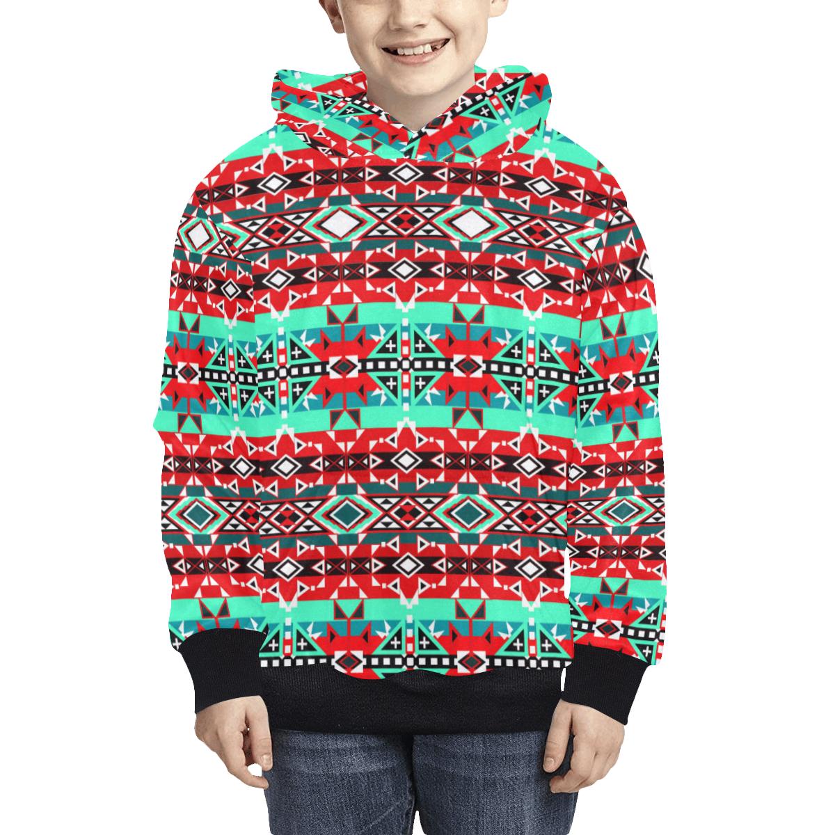 After the Southwest Rain Kids' All Over Print Hoodie (Model H38) Kids' AOP Hoodie (H38) e-joyer