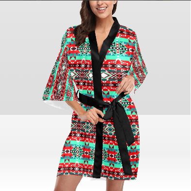 After the Southwest Rain Kimono Robe Artsadd