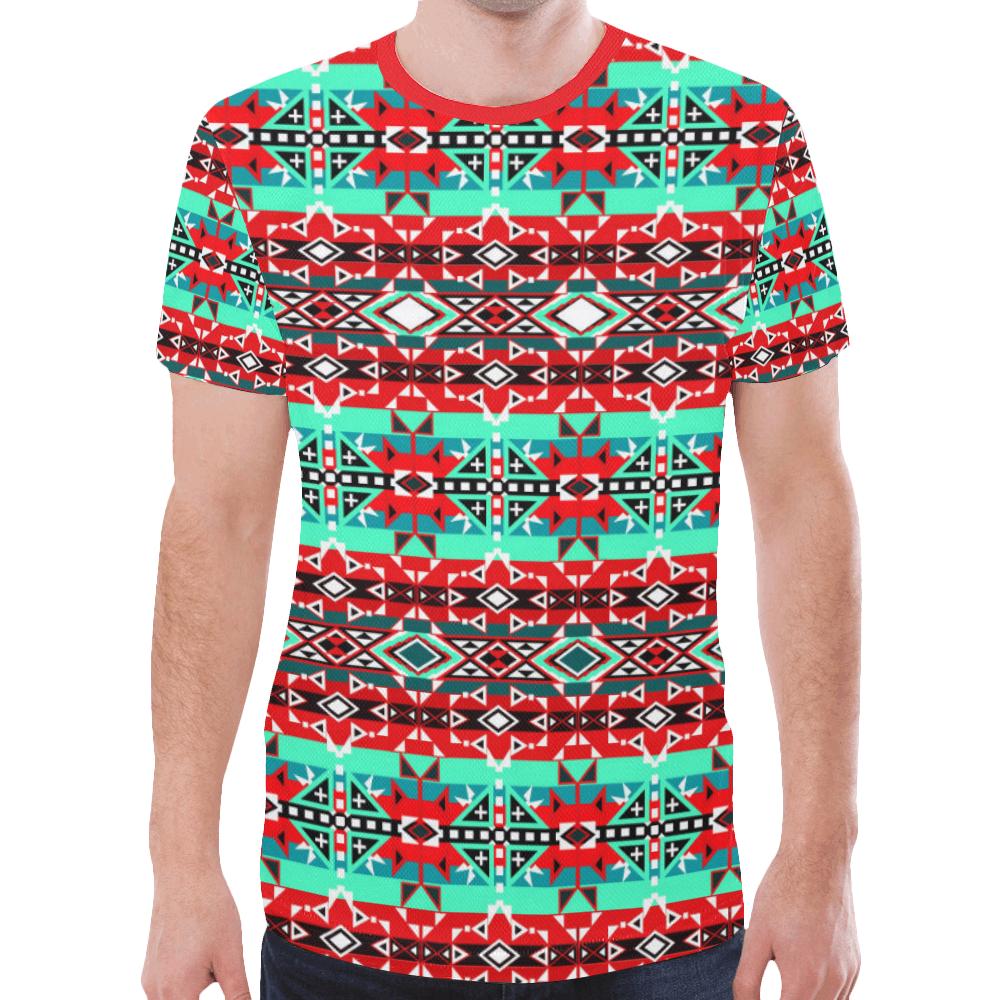 After the Southwest Rain New All Over Print T-shirt for Men/Large Size (Model T45) New All Over Print T-shirt for Men/Large (T45) e-joyer