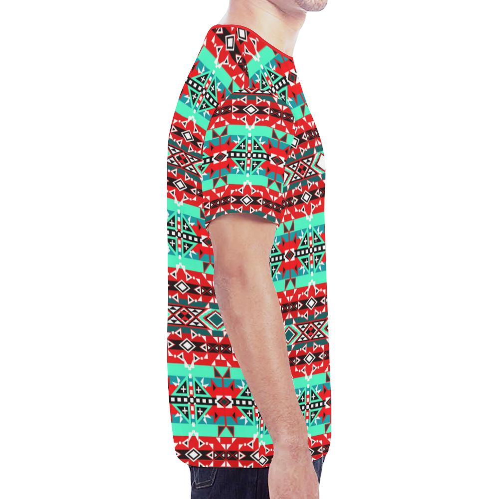 After the Southwest Rain New All Over Print T-shirt for Men/Large Size (Model T45) New All Over Print T-shirt for Men/Large (T45) e-joyer