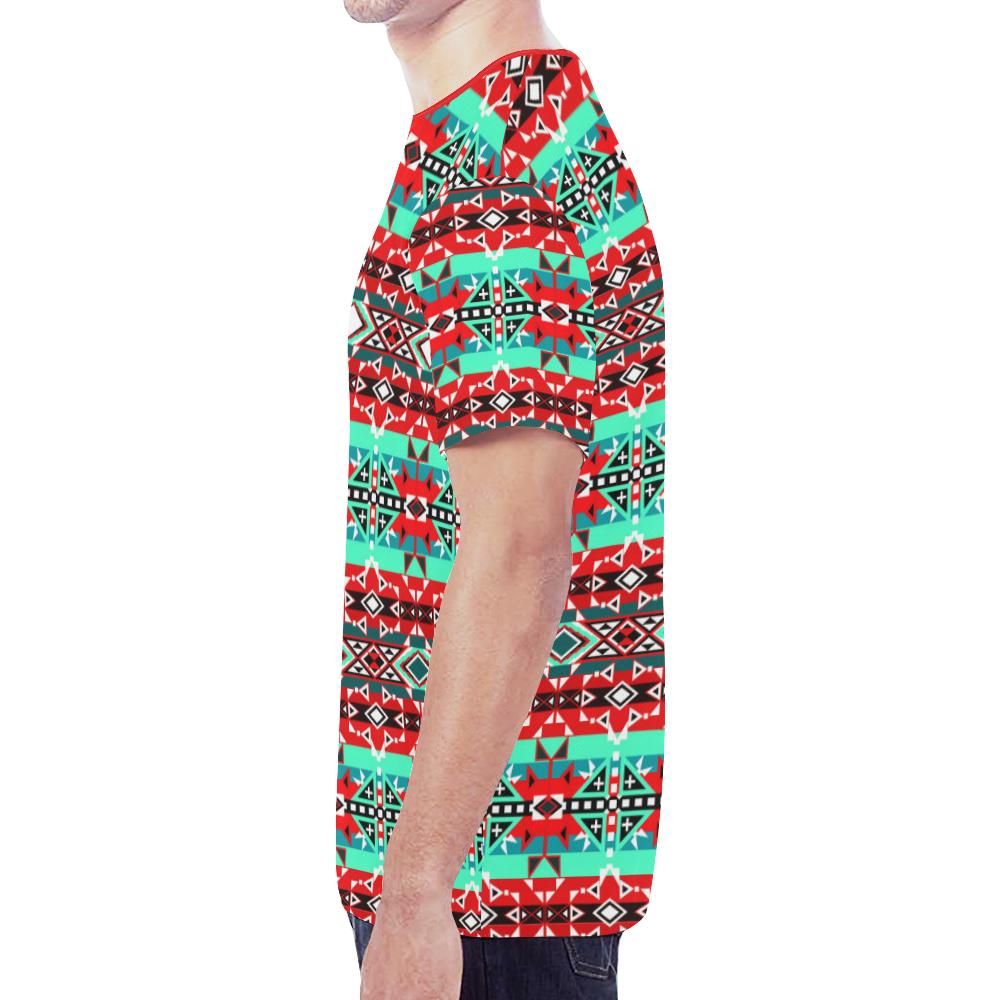 After the Southwest Rain New All Over Print T-shirt for Men/Large Size (Model T45) New All Over Print T-shirt for Men/Large (T45) e-joyer