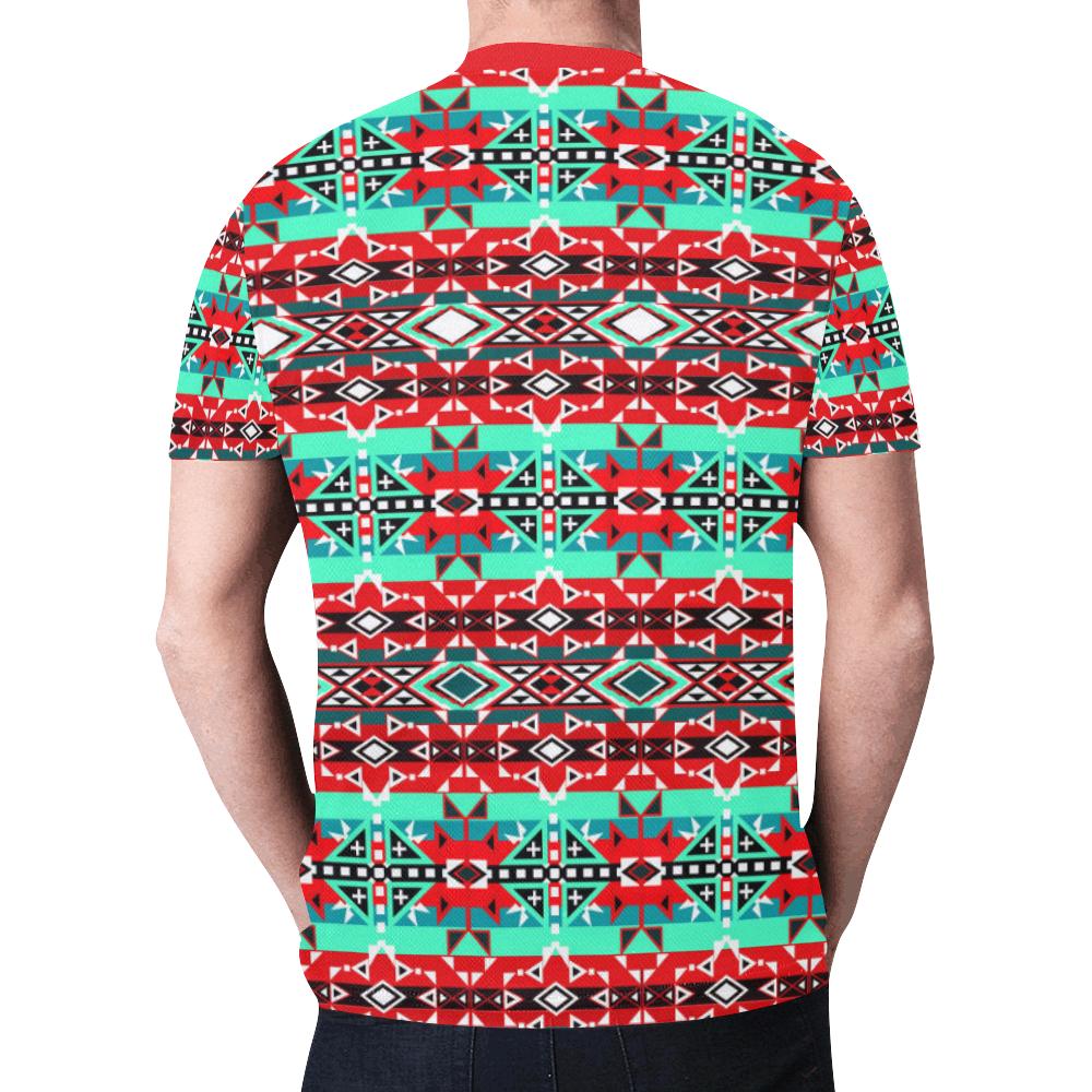 After the Southwest Rain New All Over Print T-shirt for Men/Large Size (Model T45) New All Over Print T-shirt for Men/Large (T45) e-joyer