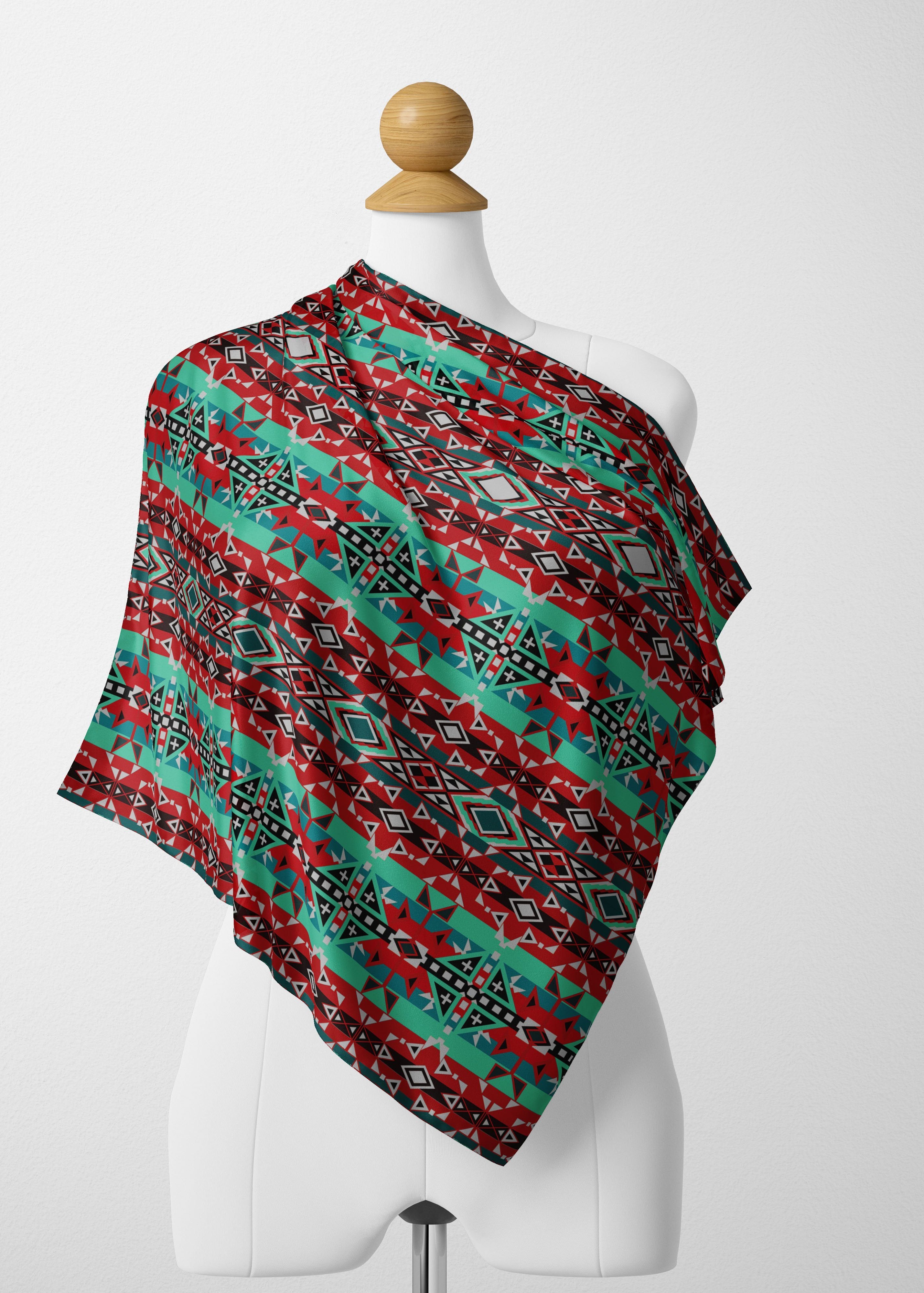 After the Southwest Rain Satin Shawl Scarf 49 Dzine