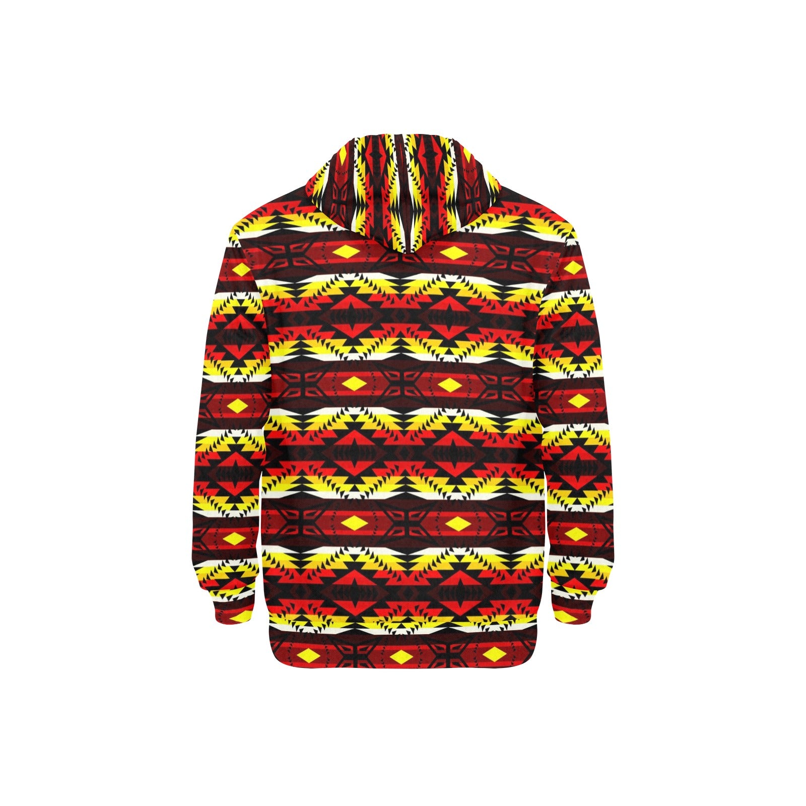 Canyon War Party Men's Long Sleeve Fleece Hoodie