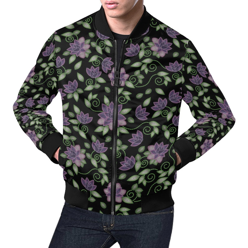 Beaded hotsell bomber jacket