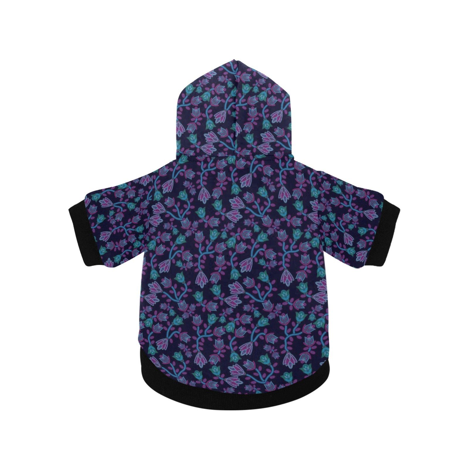 Beaded Blue Nouveau Pet Dog Hoodie Pet Dog Hoodie e-joyer