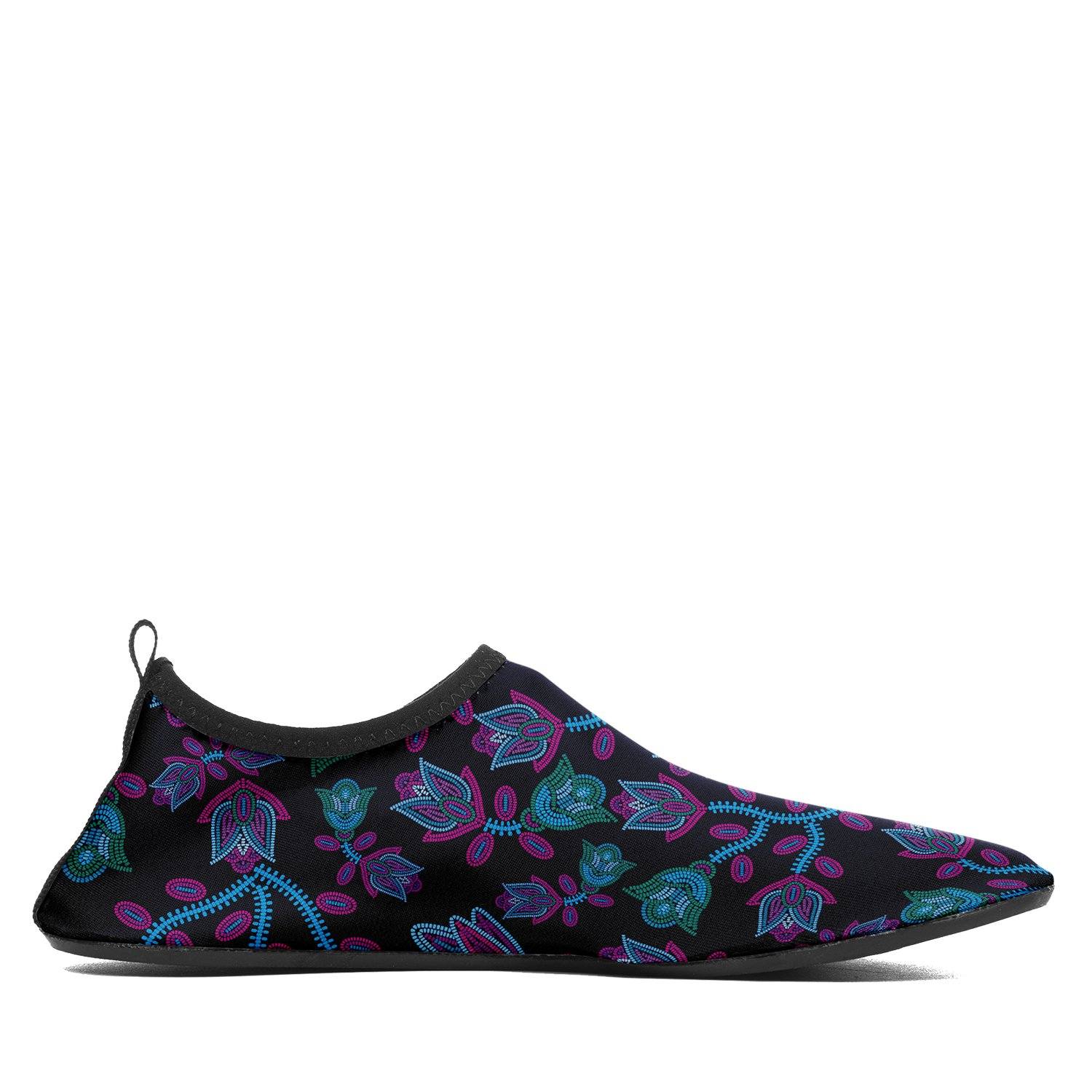 Beaded Blue Nouveau Sockamoccs Slip On Shoes Herman