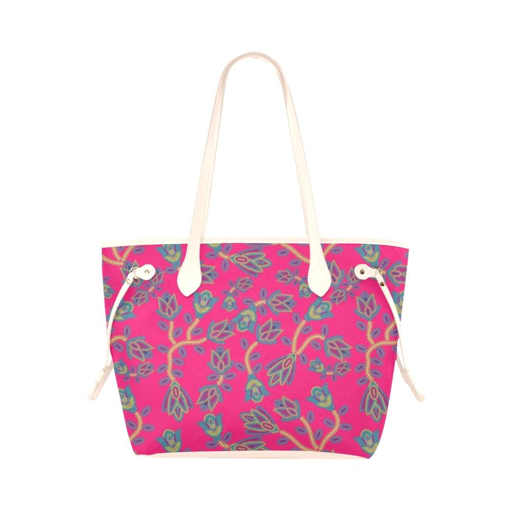Beaded Lemonade Clover Canvas Tote Bag (Model 1661) Clover Canvas Tote Bag (1661) e-joyer
