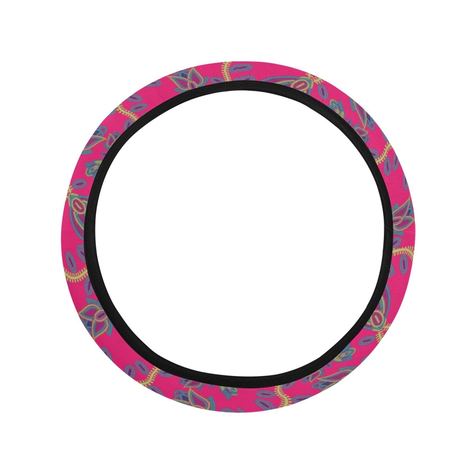 Beaded Lemonade Steering Wheel Cover with Elastic Edge Steering Wheel Cover with Elastic Edge e-joyer