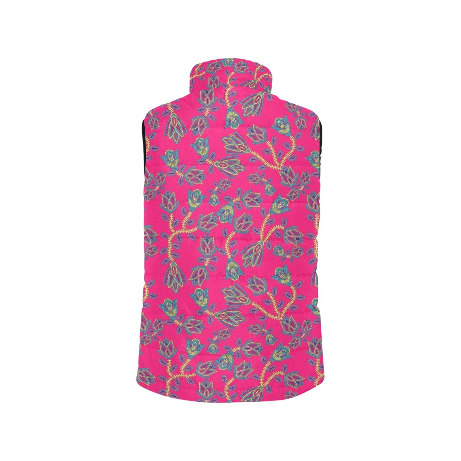 Beaded Lemonade Women's Padded Vest Jacket (Model H44) Women's Padded Vest Jacket (H44) e-joyer
