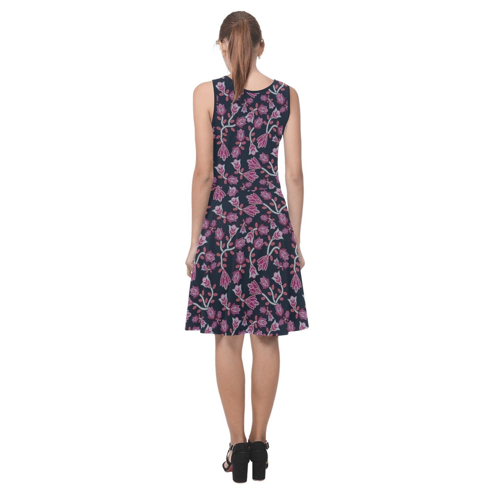 Beaded Pink Atalanta Sundress (Model D04) Atalanta Sundress (D04) e-joyer
