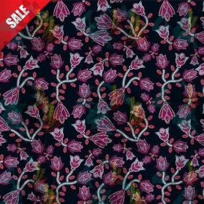 Beaded Pink Cotton Poplin Fabric By the Yard Fabric NBprintex