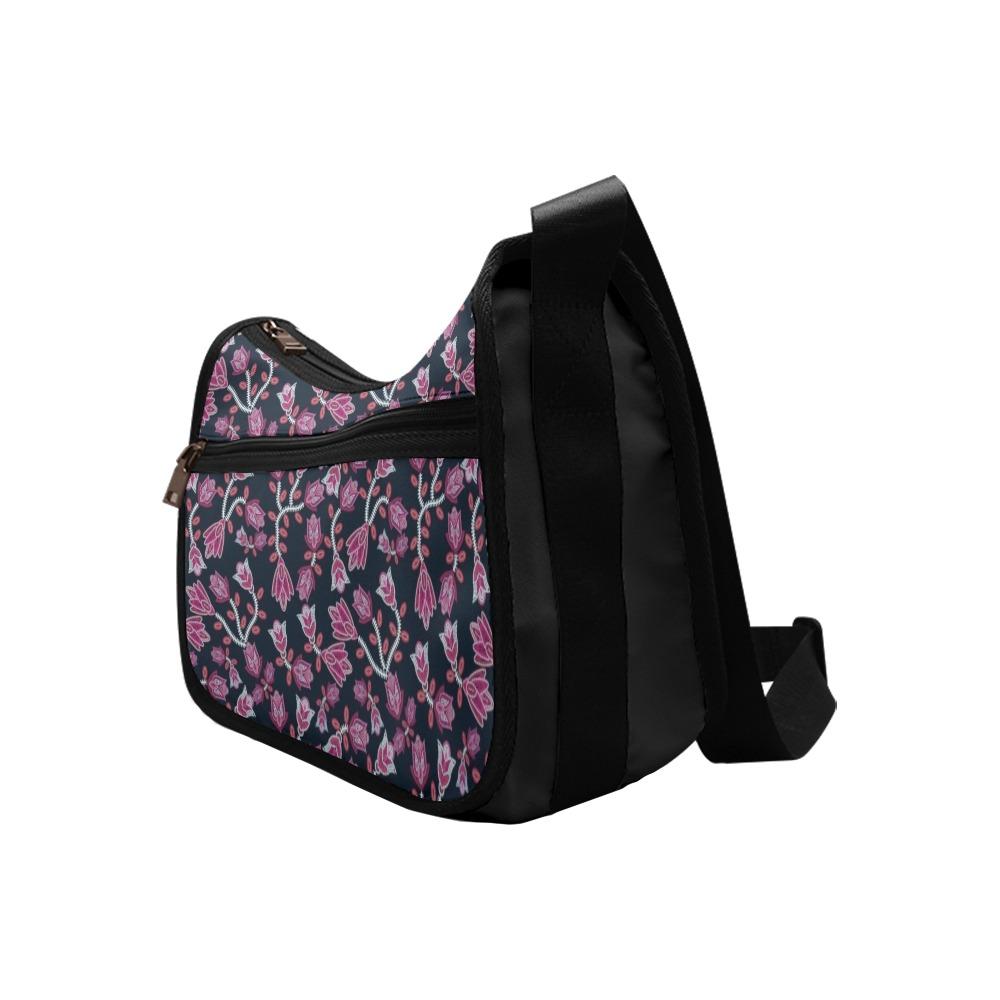 Beaded Pink Crossbody Bags (Model 1616) Crossbody Bags (1616) e-joyer
