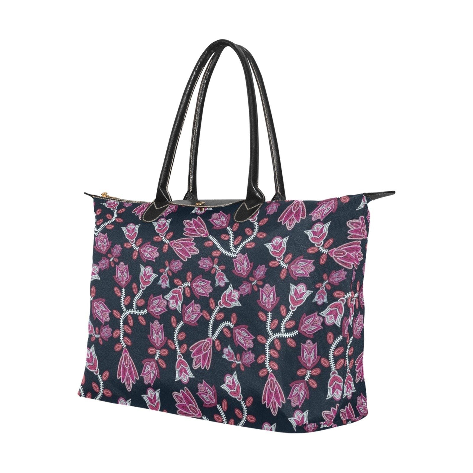 Beaded Pink Single-Shoulder Lady Handbag (Model 1714) bag e-joyer
