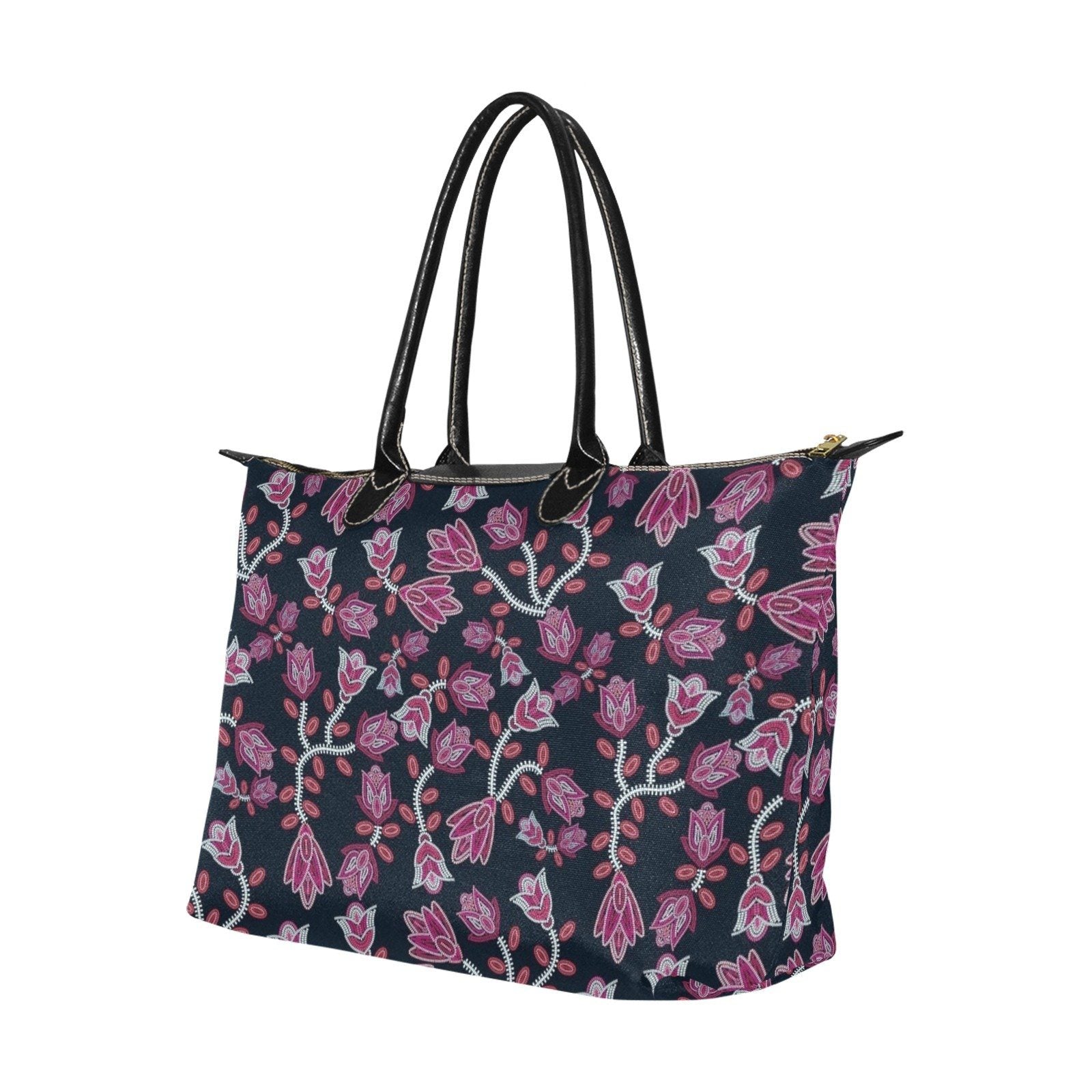 Beaded Pink Single-Shoulder Lady Handbag (Model 1714) bag e-joyer