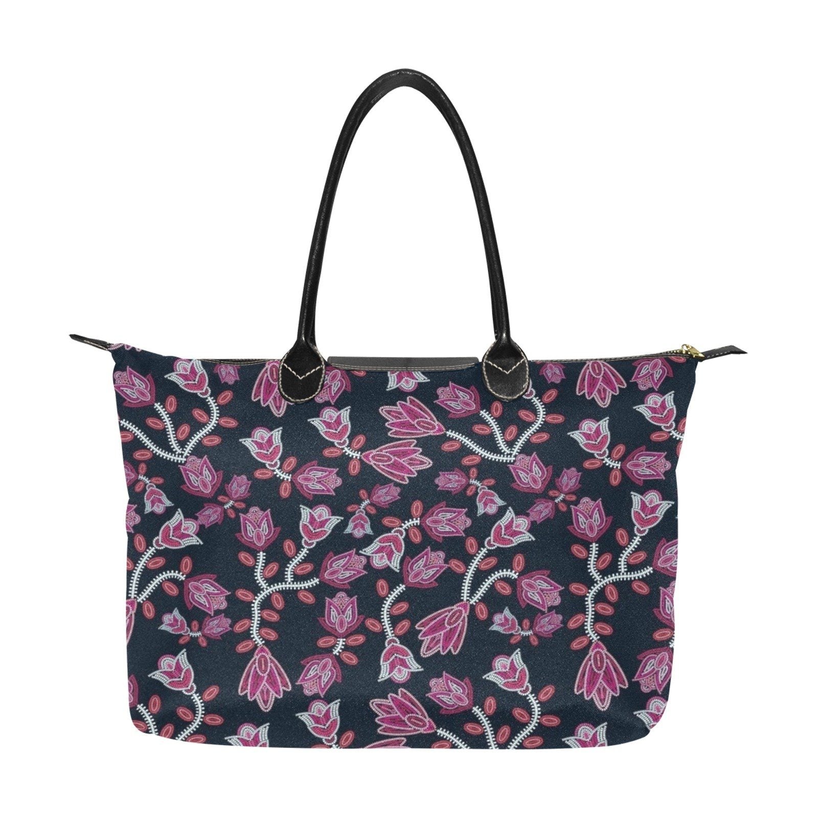 Beaded Pink Single-Shoulder Lady Handbag (Model 1714) bag e-joyer