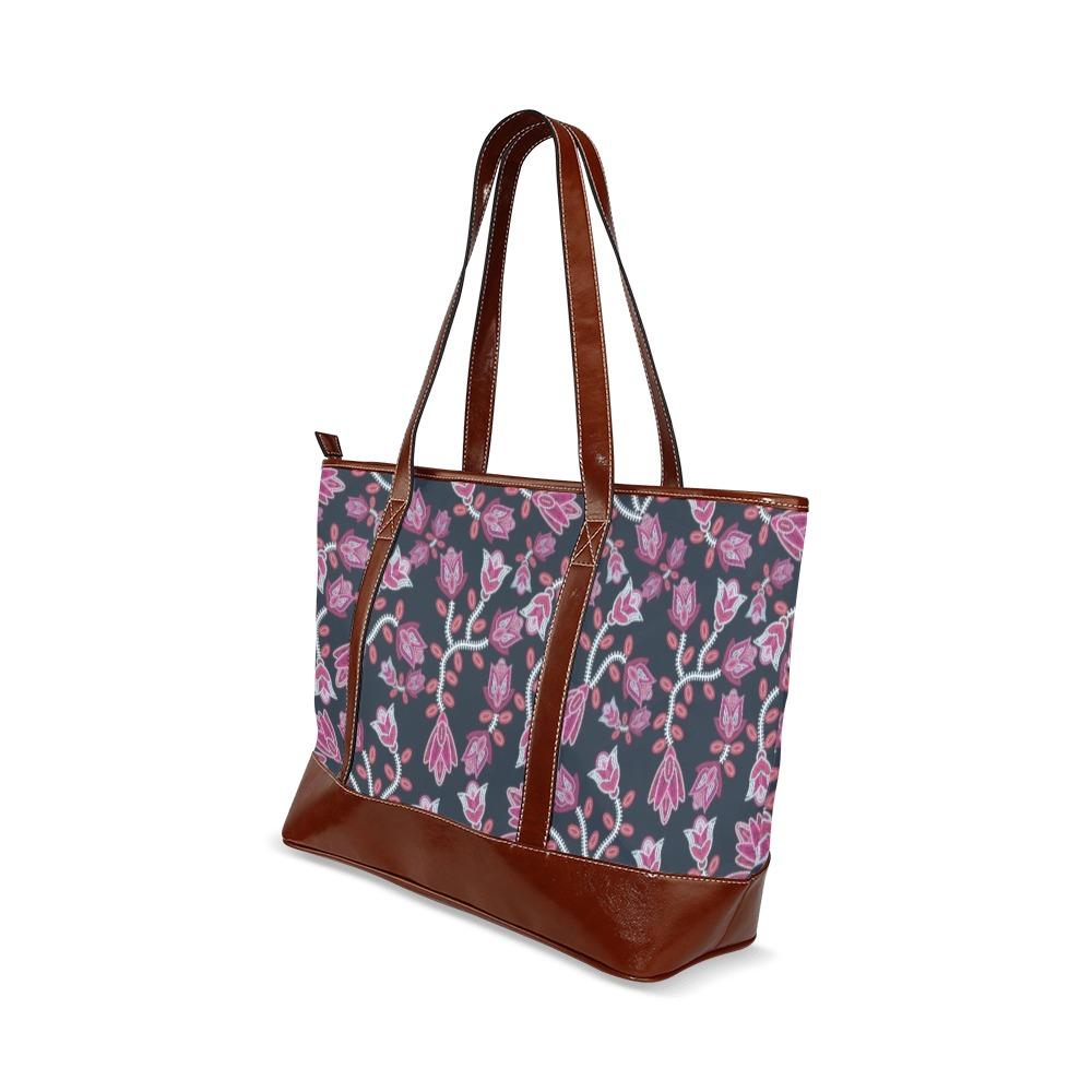 Beaded Pink Tote Handbag (Model 1642) Tote Handbags (1642) e-joyer