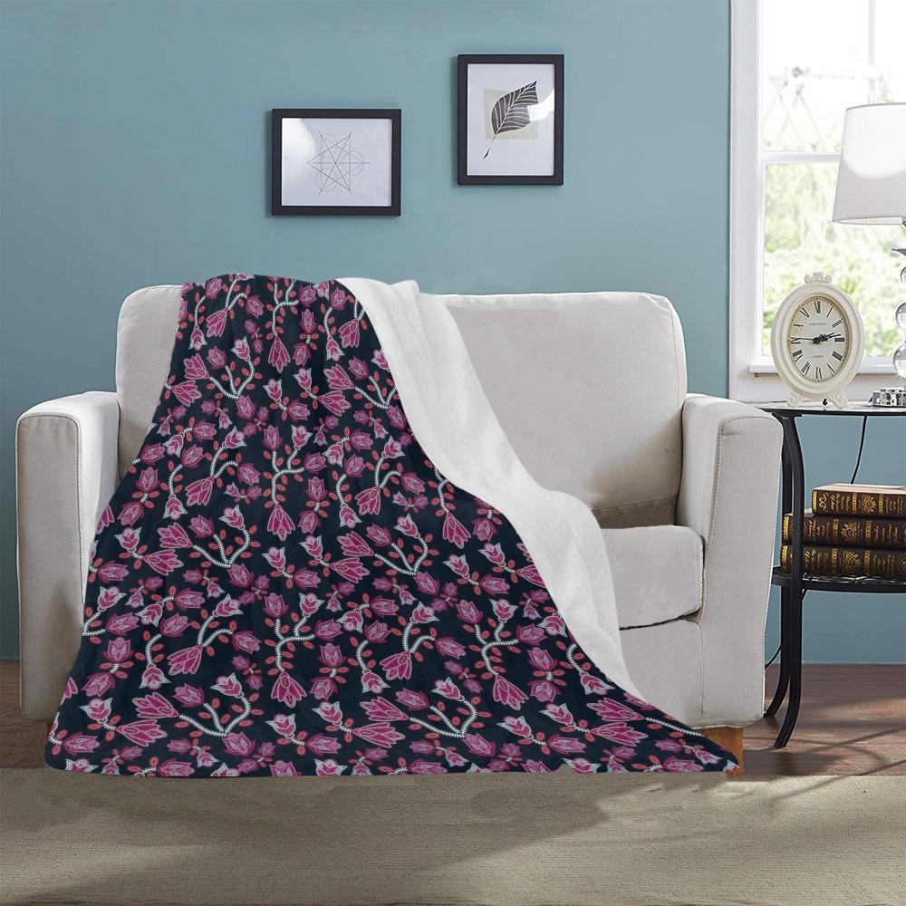 Beaded Pink Ultra-Soft Micro Fleece Blanket 40"x50" Ultra-Soft Blanket 40''x50'' e-joyer