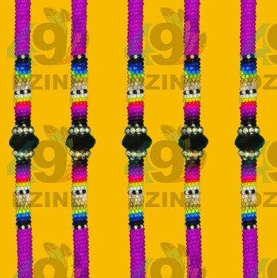 Beaded Rope Corn Blossom Satin Fabric 49DzineStore