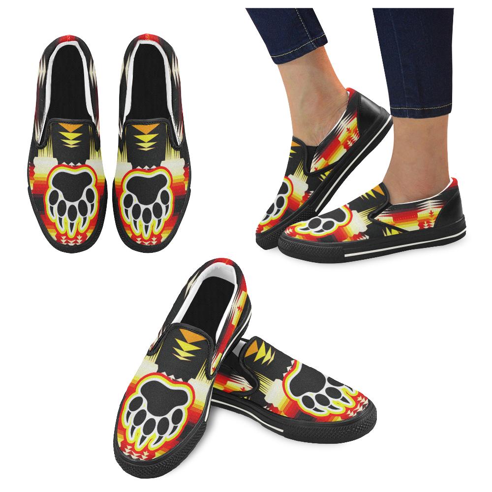 BearPaw Men's Unusual Slip-on Canvas Shoes (Model 019) Men's Unusual Slip-on Canvas Shoes (019) e-joyer