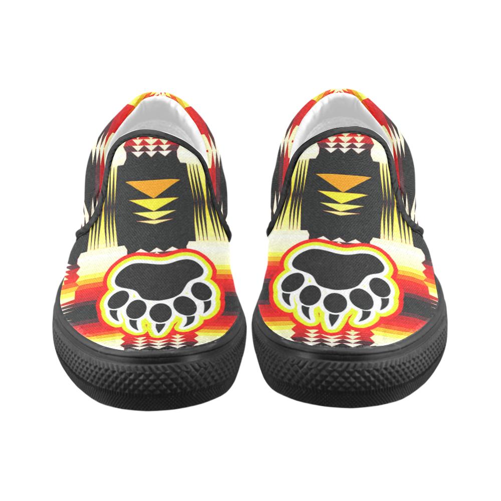 BearPaw Women's Unusual Slip-on Canvas Shoes (Model 019) Women's Unusual Slip-on Canvas Shoes (019) e-joyer