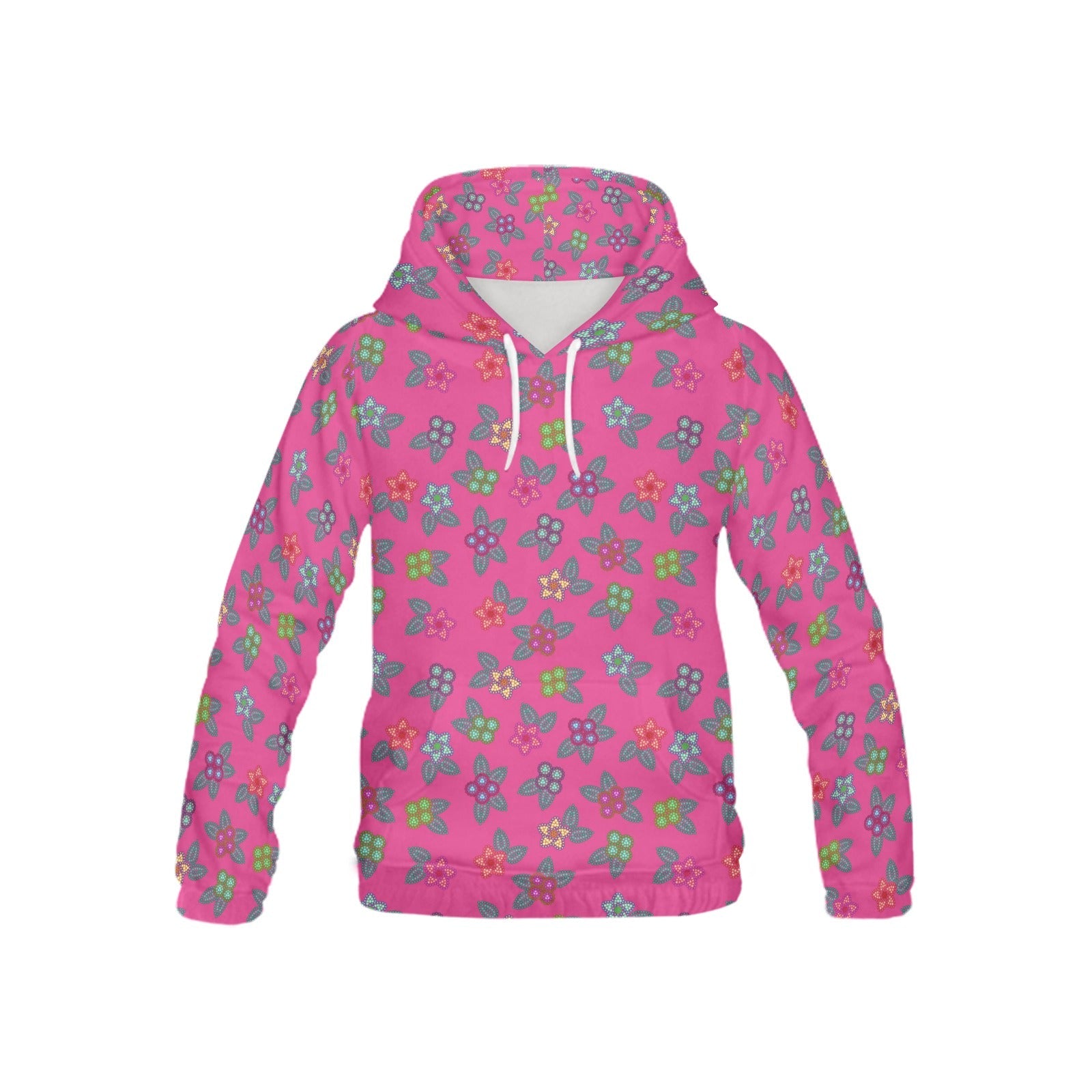 Berry Flowers All Over Print Hoodie for Kid (USA Size) (Model H13) All Over Print Hoodie for Kid (H13) e-joyer