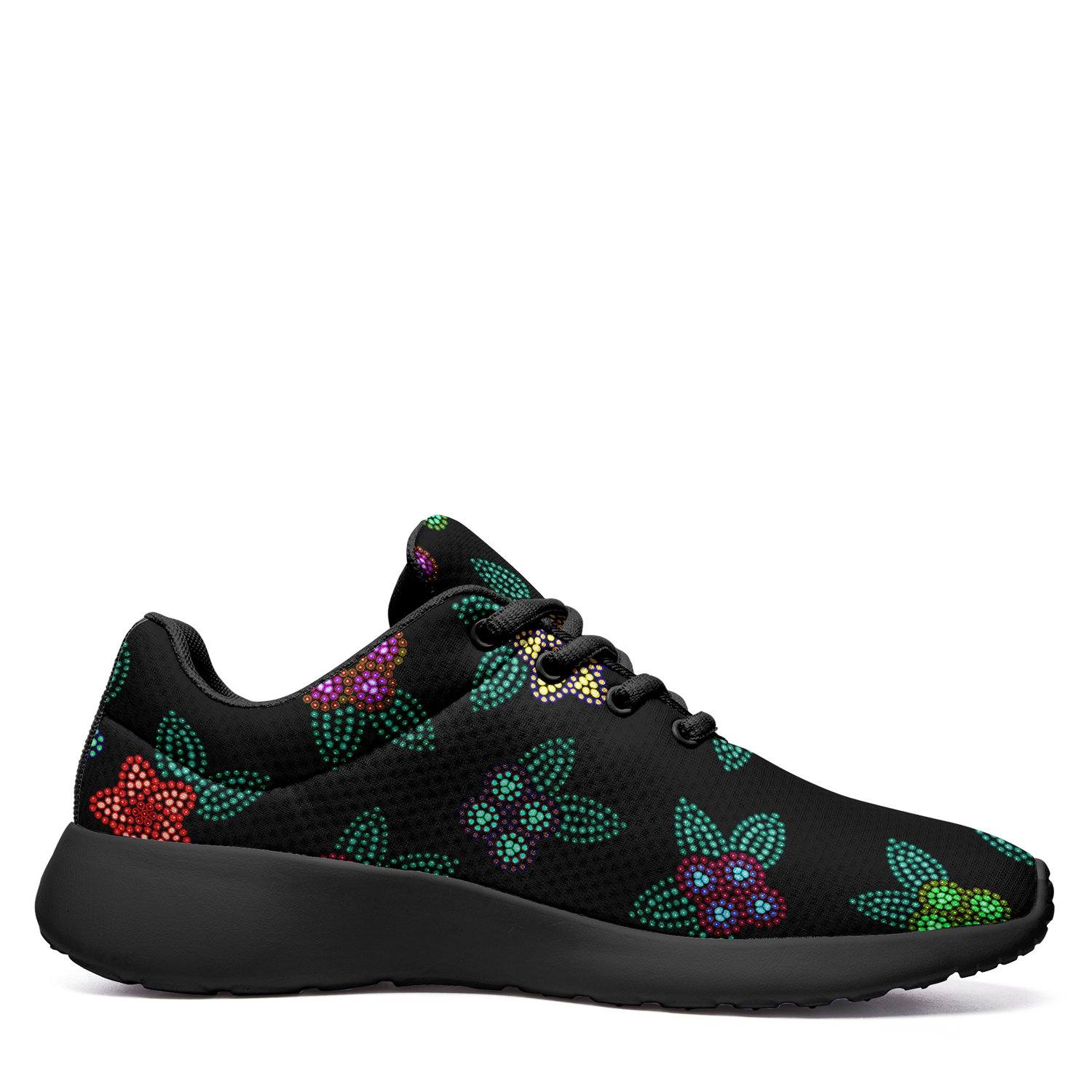 Berry Flowers Black Ikkaayi Sport Sneakers ikkaayi Herman