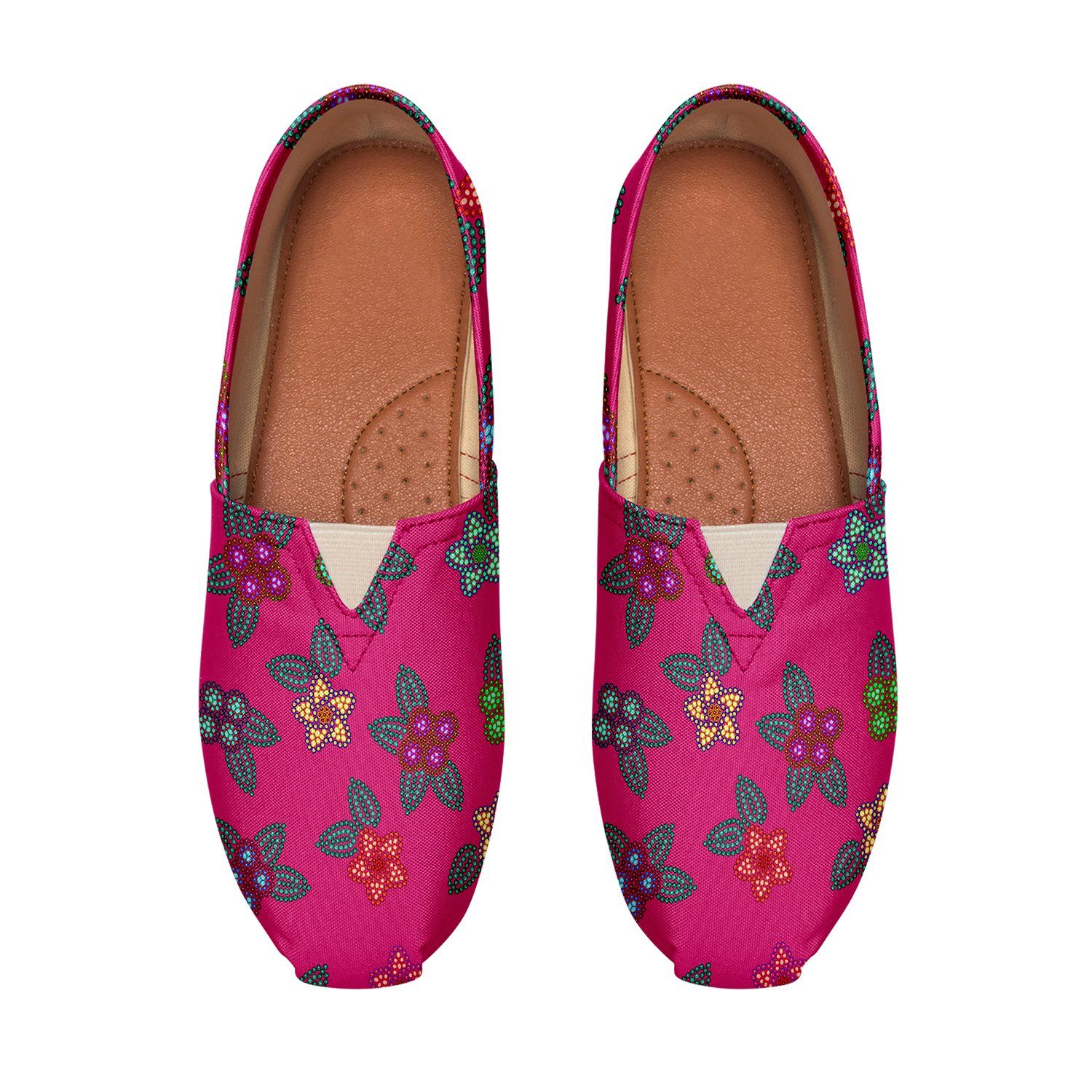 Berry Flowers Casual Unisex Slip On Shoe Herman