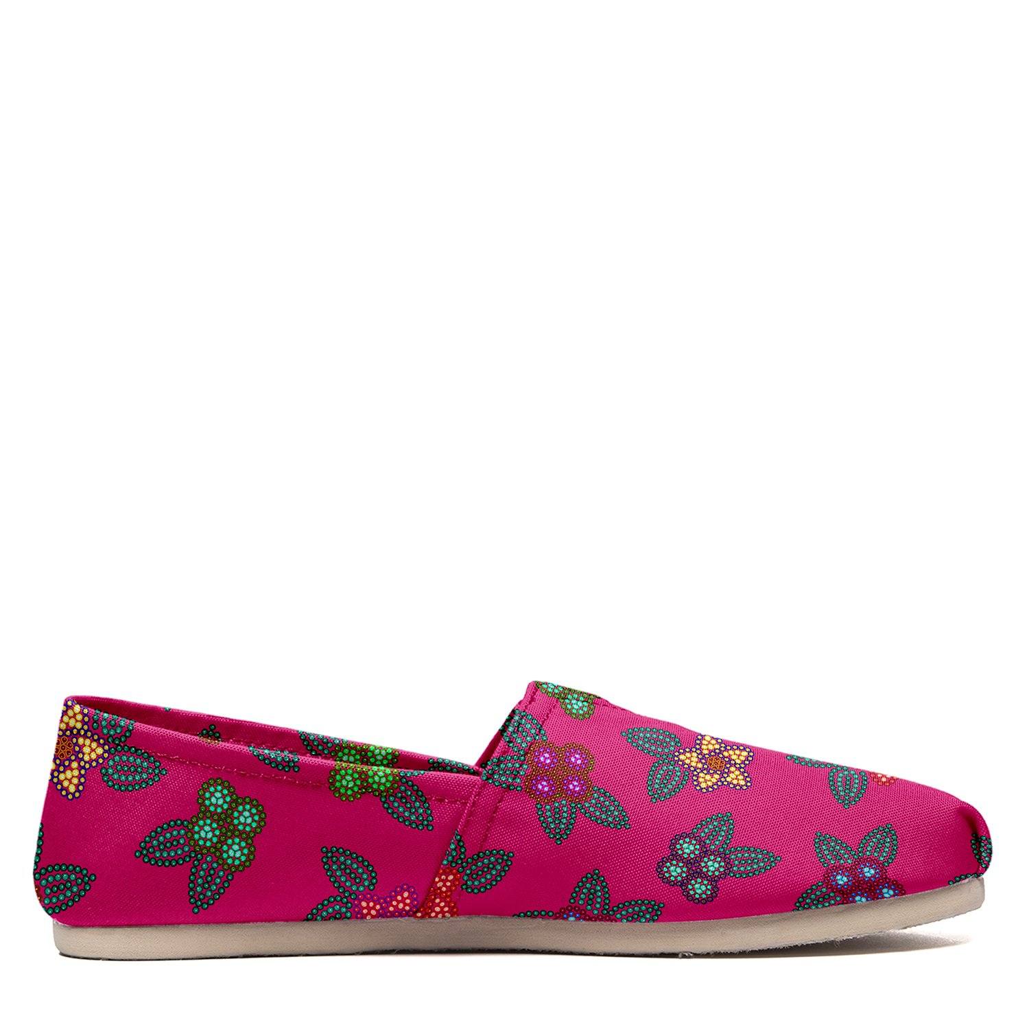 Berry Flowers Casual Unisex Slip On Shoe Herman