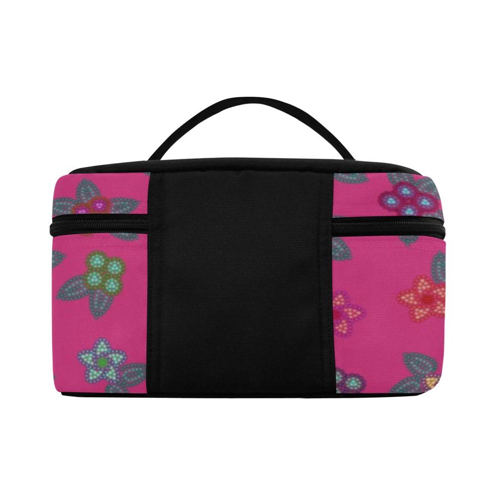 Berry Flowers Cosmetic Bag/Large (Model 1658) Cosmetic Bag e-joyer