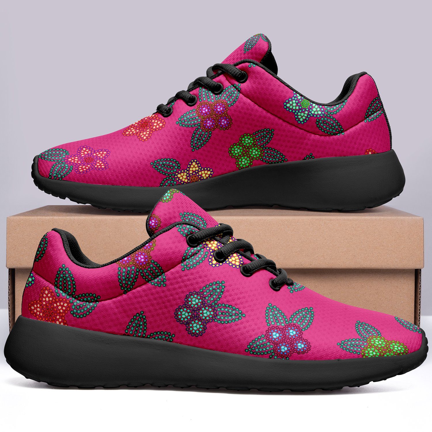 Berry Flowers Ikkaayi Sport Sneakers ikkaayi Herman