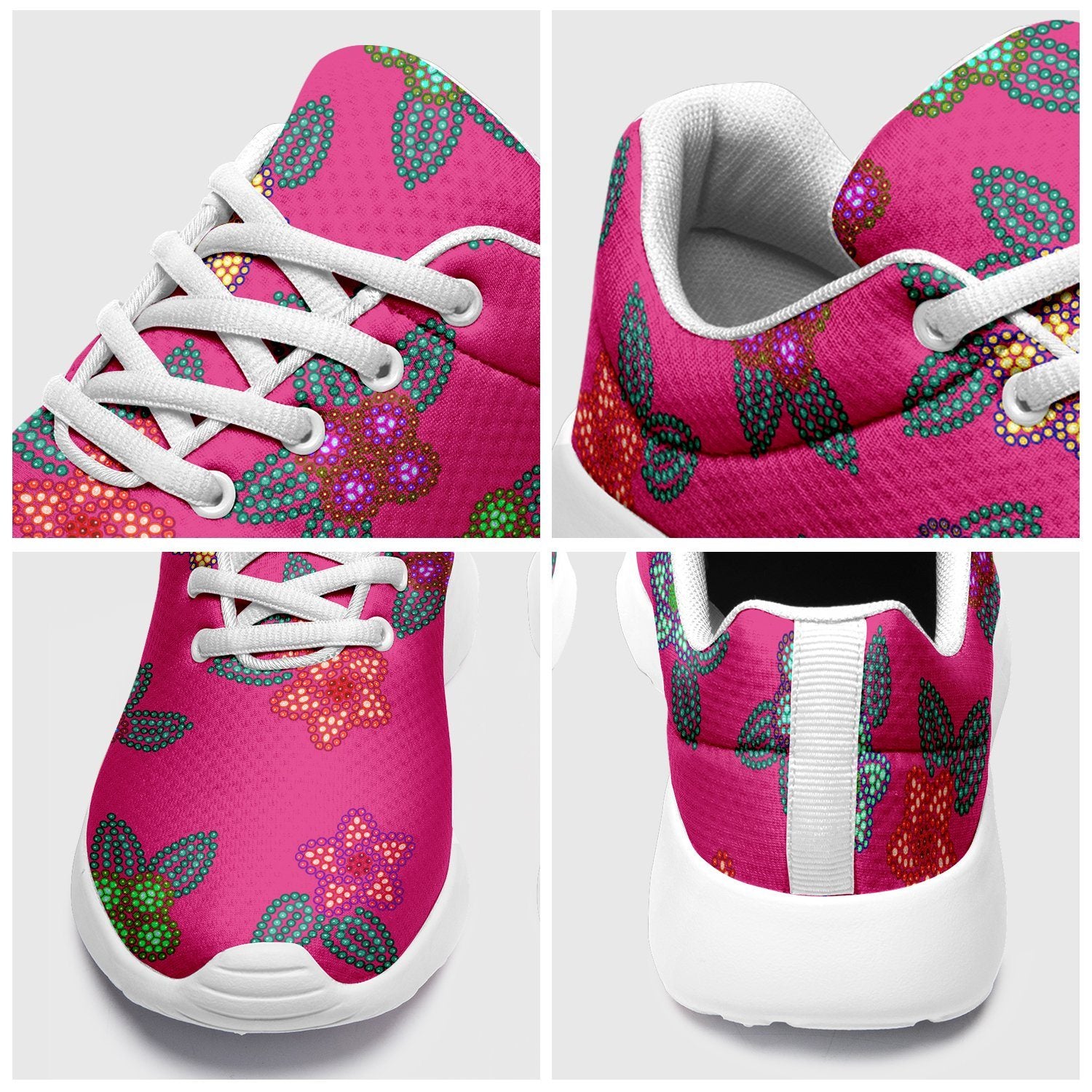 Berry Flowers Ikkaayi Sport Sneakers ikkaayi Herman