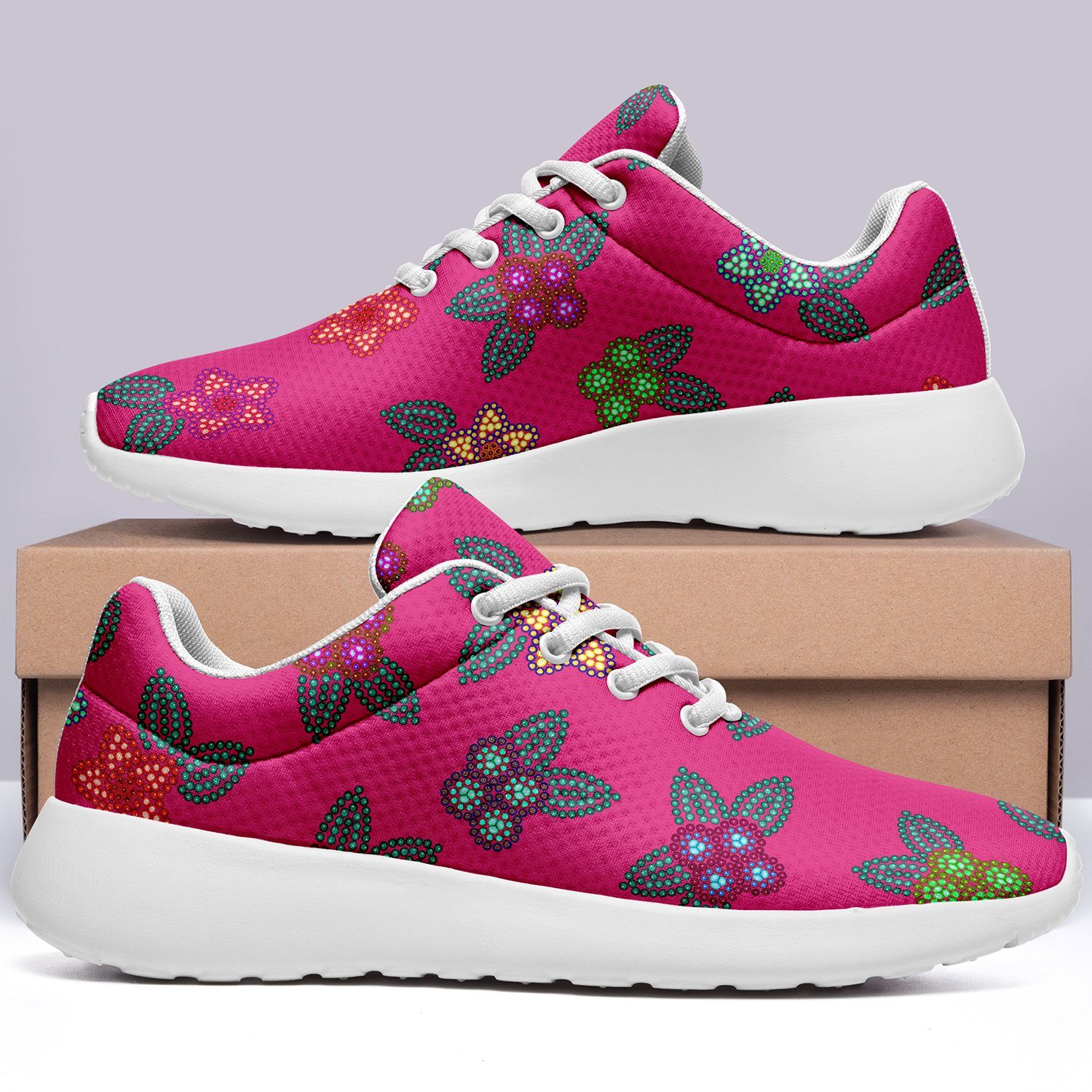 Berry Flowers Ikkaayi Sport Sneakers ikkaayi Herman