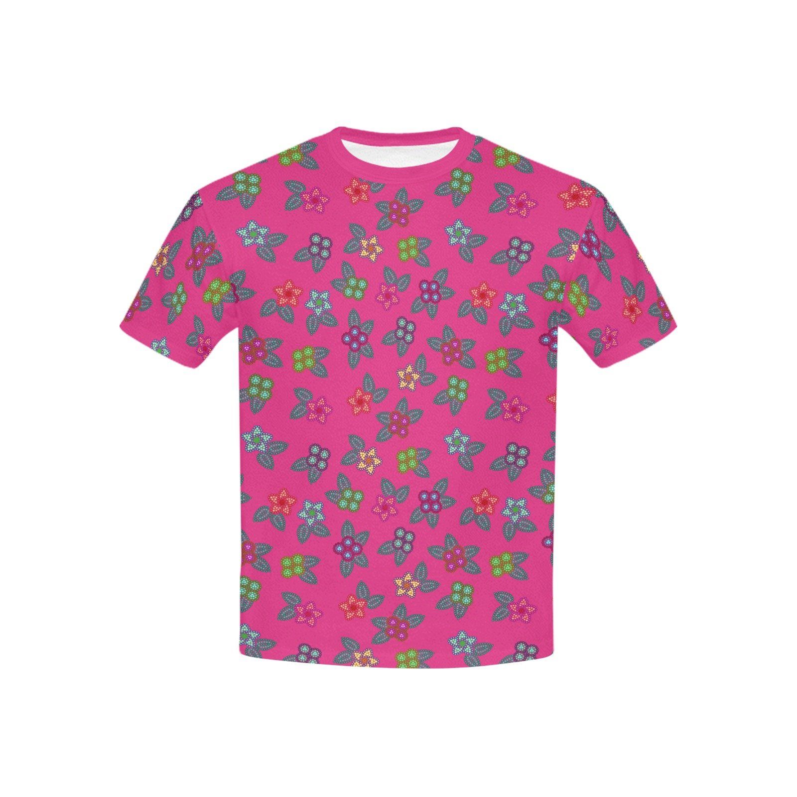 Berry Flowers Kids' All Over Print T-shirt (USA Size) (Model T40) All Over Print T-shirt for Kid (T40) e-joyer