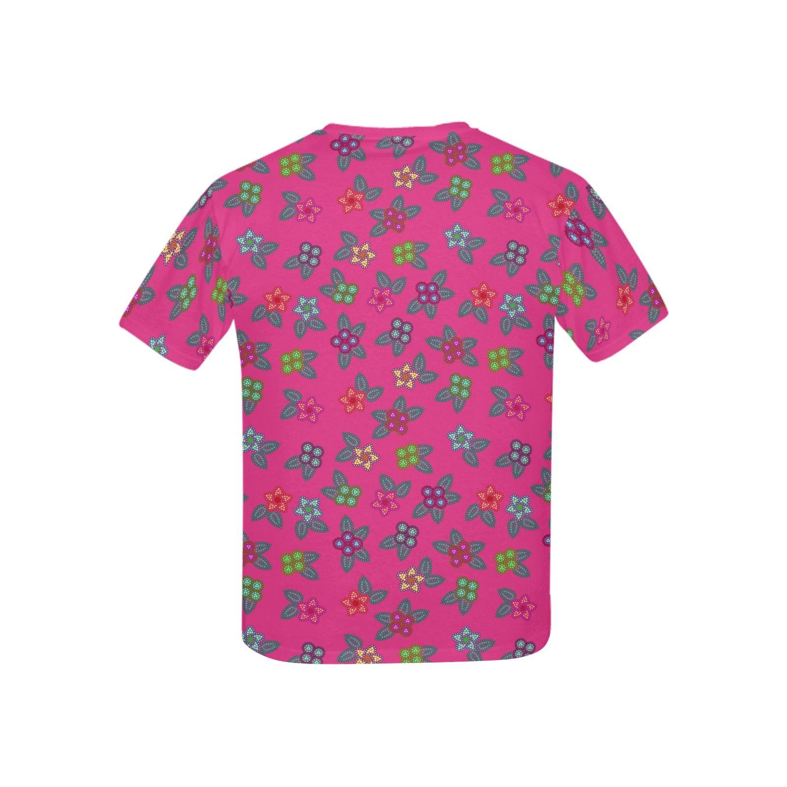 Berry Flowers Kids' All Over Print T-shirt (USA Size) (Model T40) All Over Print T-shirt for Kid (T40) e-joyer