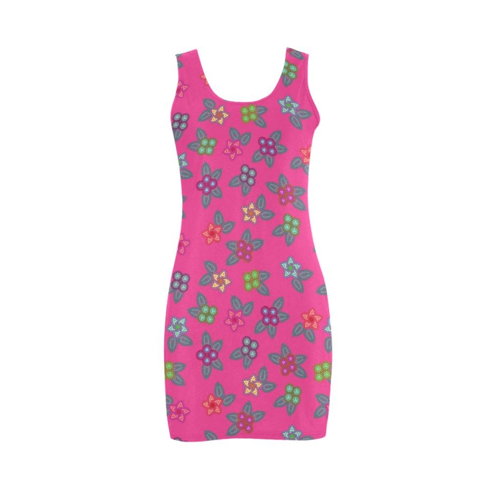 Berry Flowers Medea Vest Dress (Model D06) Medea Vest Dress (D06) e-joyer